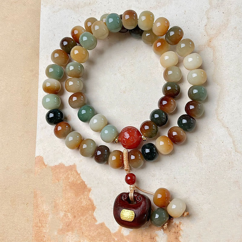 ATELIER-TIBET – Bracelet Double Tour Graine de Bodhi