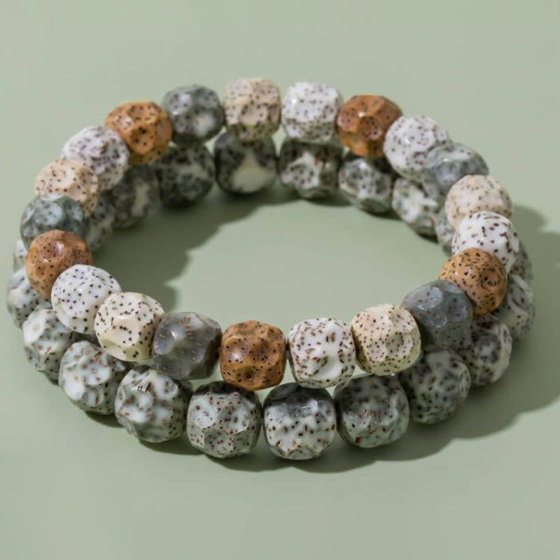 ATELIER-TIBET Bracelet Bodhi 10 mm Naturel