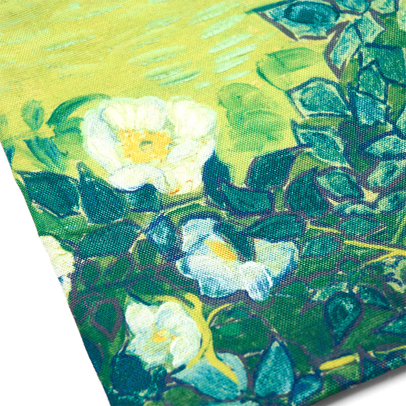 ATELIER-TIBET — Sac Cabas Toile « Wild Rose » — Élégance Botanique & Accessoire Intentionnel