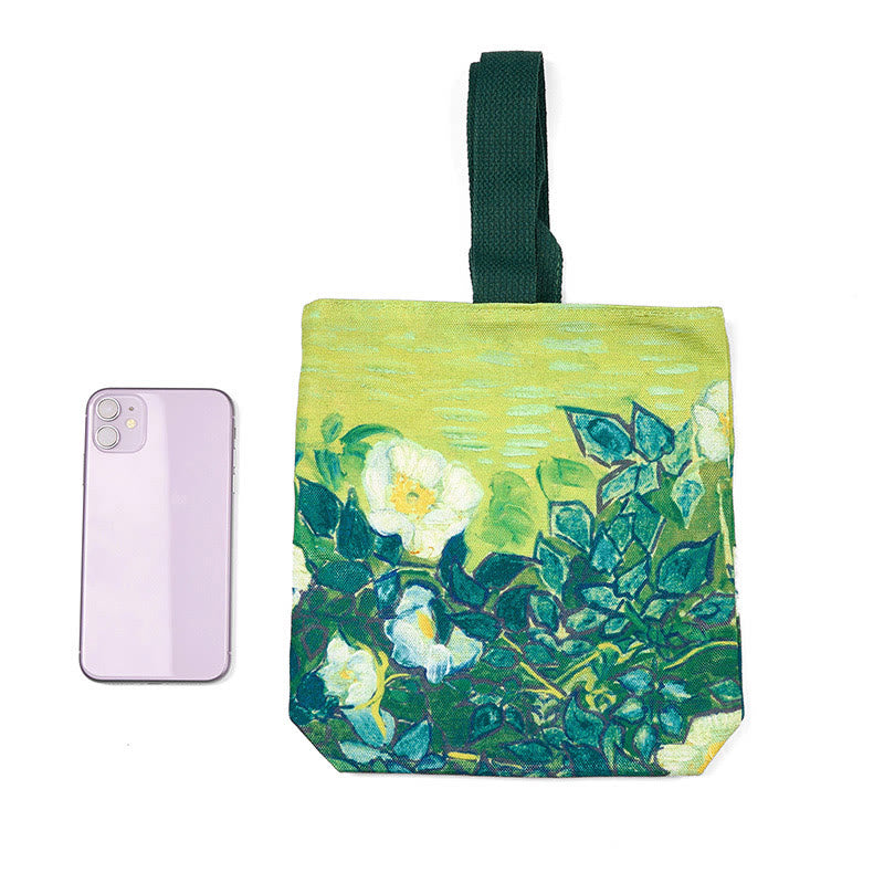 ATELIER-TIBET — Sac Cabas Toile « Wild Rose » — Élégance Botanique & Accessoire Intentionnel