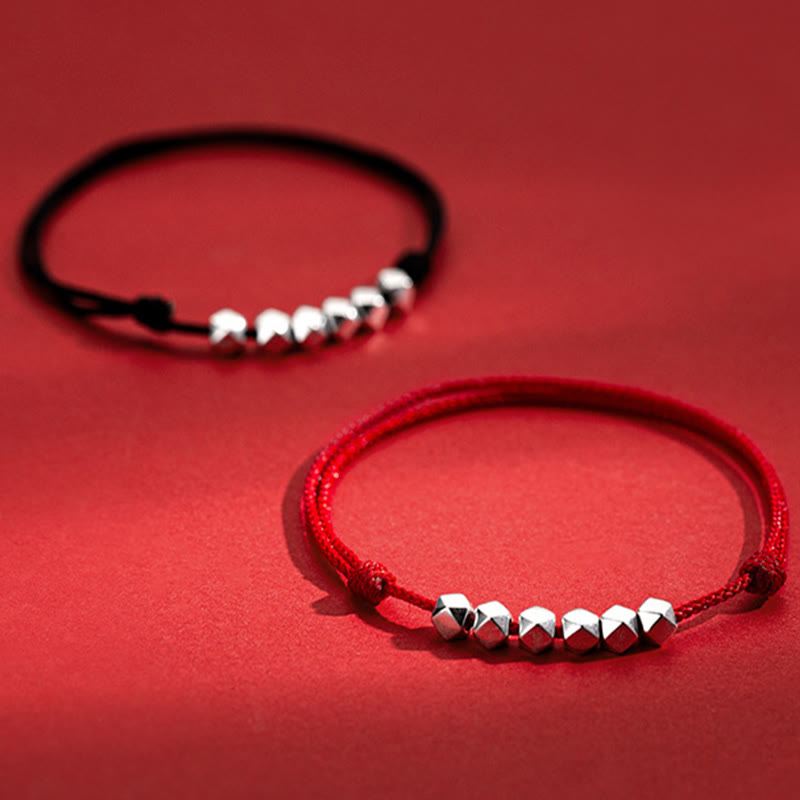 ATELIER-TIBET Chevillère Spirituelle Argent 925 et Corde Tressée