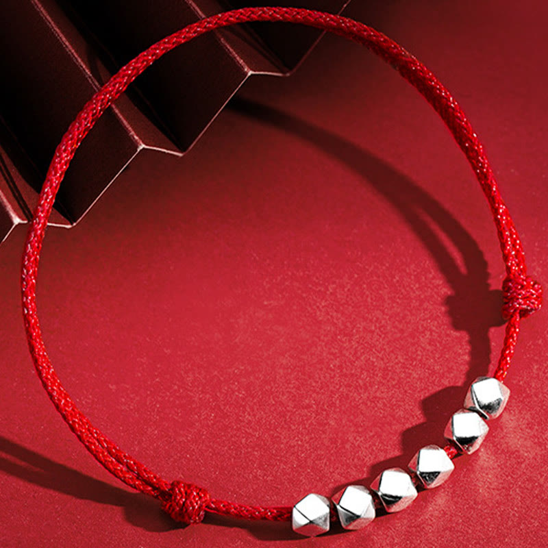 ATELIER-TIBET Chevillère Spirituelle Argent 925 et Corde Tressée