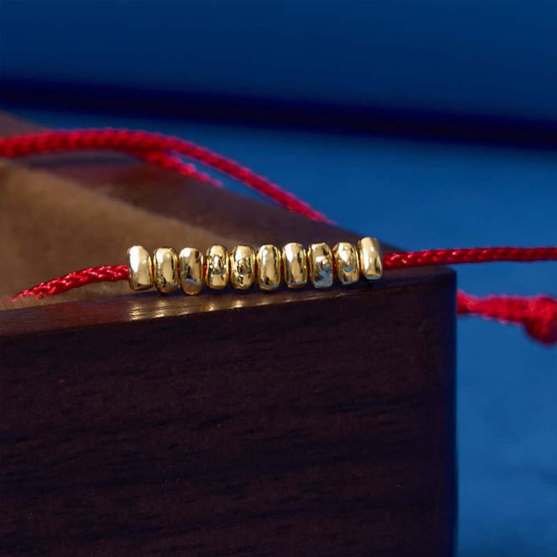 ATELIER-TIBET – Bracelet Fil Rouge & Argent Sterling 925, Tressage Fin Protecteur