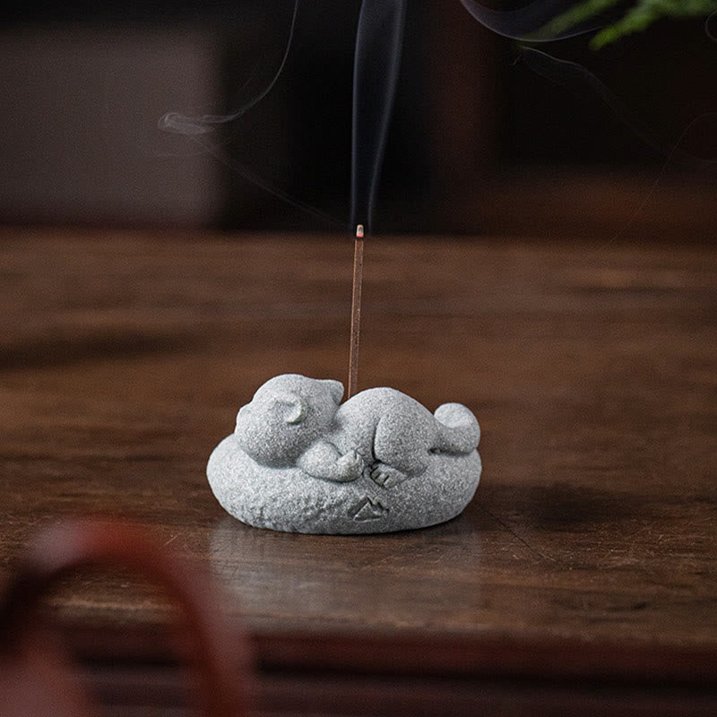 ATELIER-TIBET Brûleur Buddha Stones, décoration de bureau