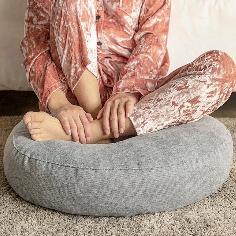 ATELIER-TIBET Coussin de Méditation Couleur Unie – Assise Simple & Confortable