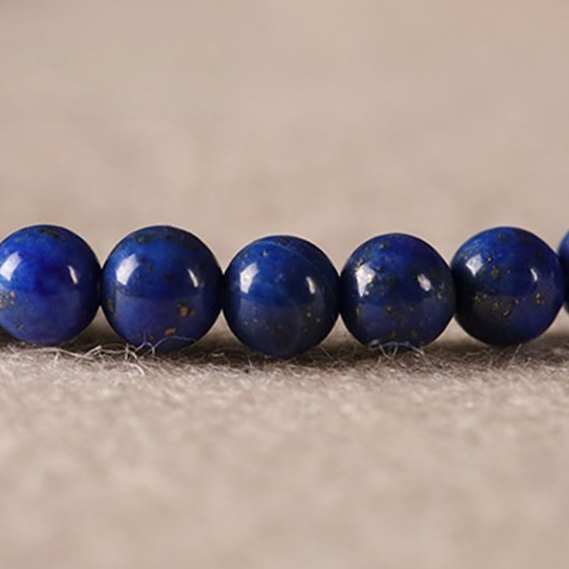 ATELIER-TIBET – Bracelet Équilibre en Lazurite Naturelle 4 mm (Méditation & Pleine Conscience)