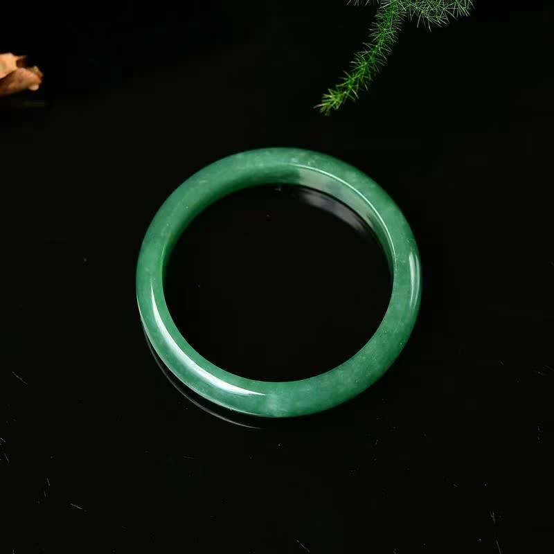 ATELIER-TIBET – Bracelet Jonc en Jadéite Naturelle | Harmonie & Élégance Intemporelle