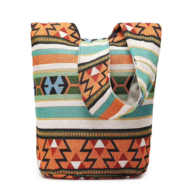 ATELIER-TIBET – Sac à bandoulière femme grande capacité – Polyester – 50 cm