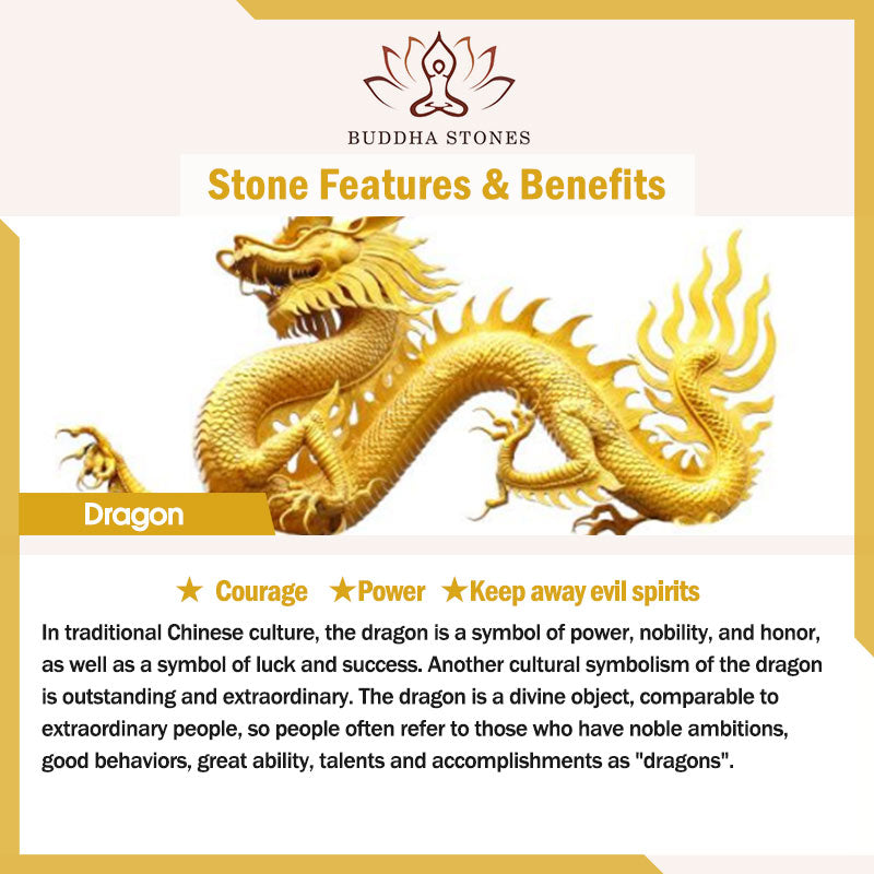 ATELIER-TIBET Tingsha Tibétaine Six Mots Vrais Dragon Cuivre Équilibre Décoration Avec Sac