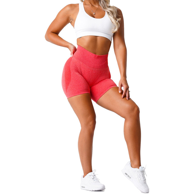 ATELIER-TIBET – Legging de Yoga Push Up Rouge en Nylon Respirant