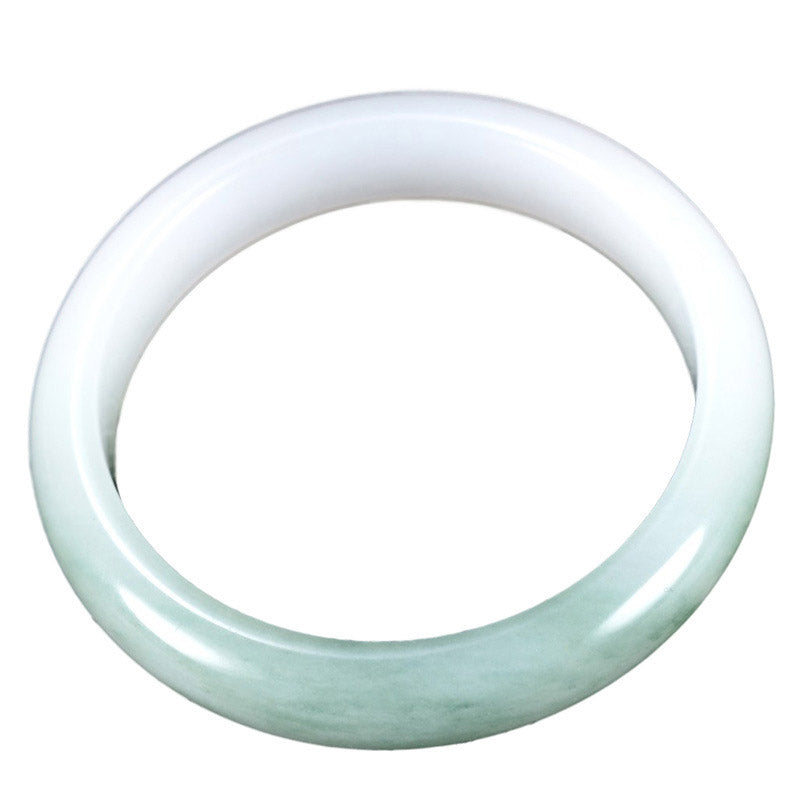 ATELIER-TIBET – Bracelet Jonc Porte-Bonheur en Jade Naturel Véritable