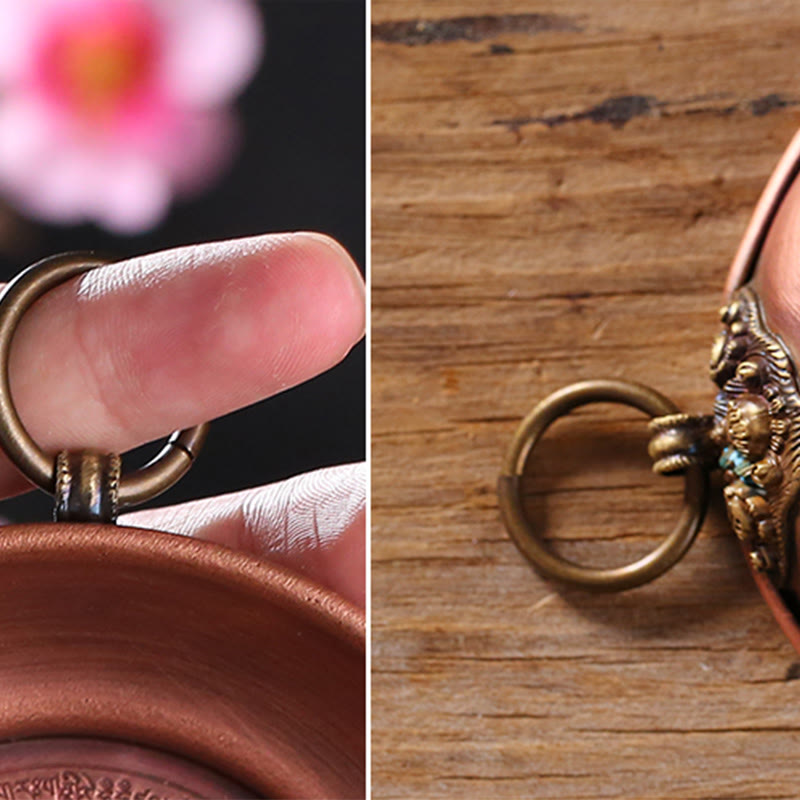 ATELIER-TIBET – Petit Autel de Prière en Cuivre | Accessoire pour Espace Sacré et Rituels