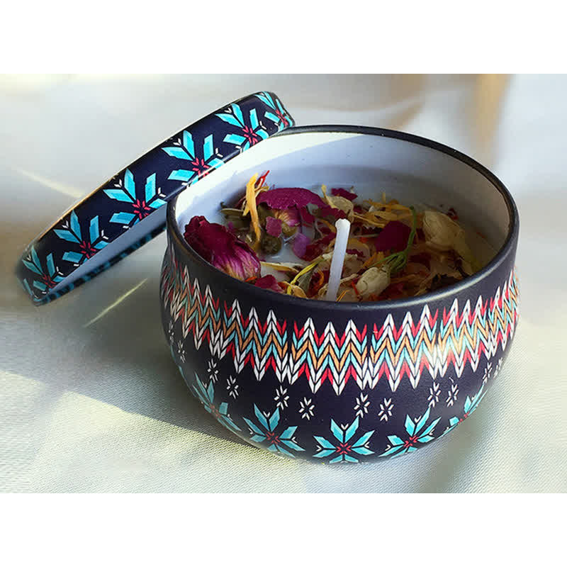 ATELIER-TIBET Bougie Spirituelle en Cire de Soja pour Méditation et Rituels
