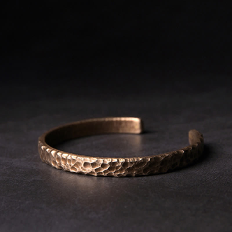 ATELIER-TIBET – Bracelet Spirituel Équilibre en Pierre de Lave 8 mm & Cuivre