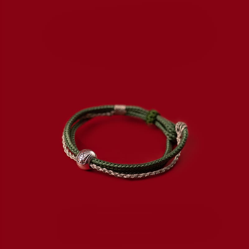 ATELIER-TIBET Bracelet Tibétain Zakiram Argent 925 – 8 mm