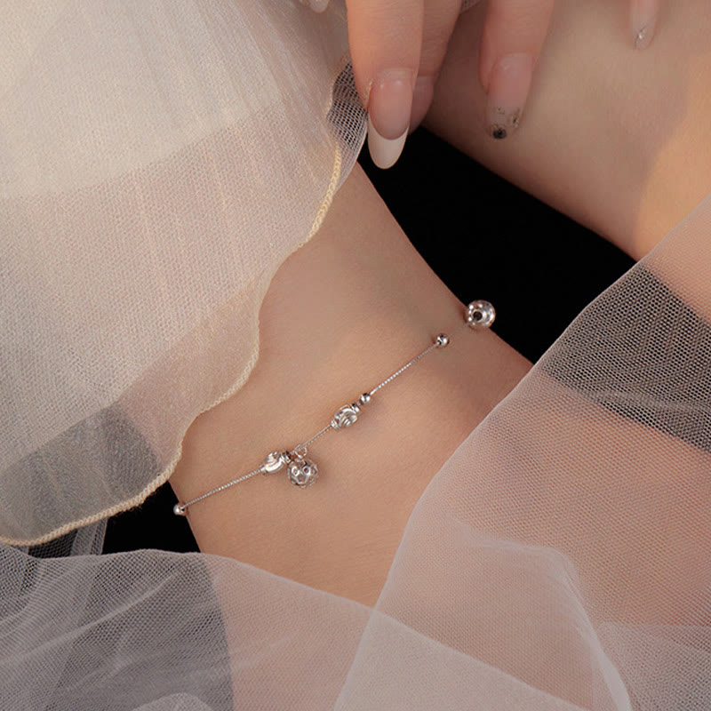 ATELIER-TIBET – Chevillière Perles Argent 925 6 mm