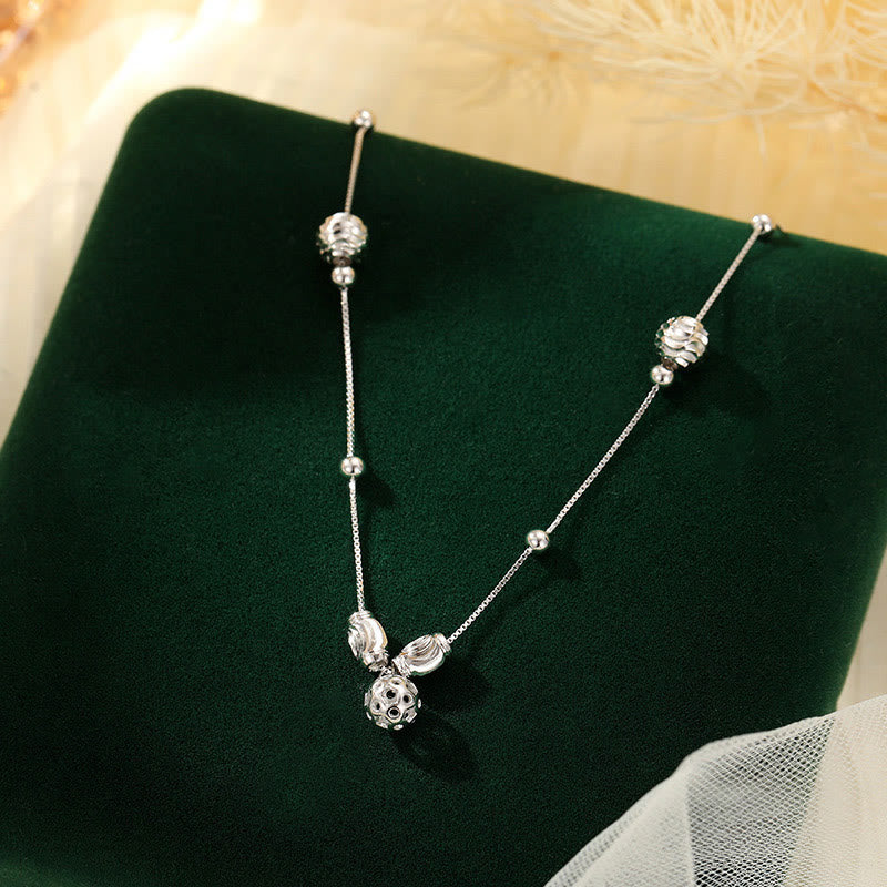 ATELIER-TIBET – Chevillière Perles Argent 925 6 mm