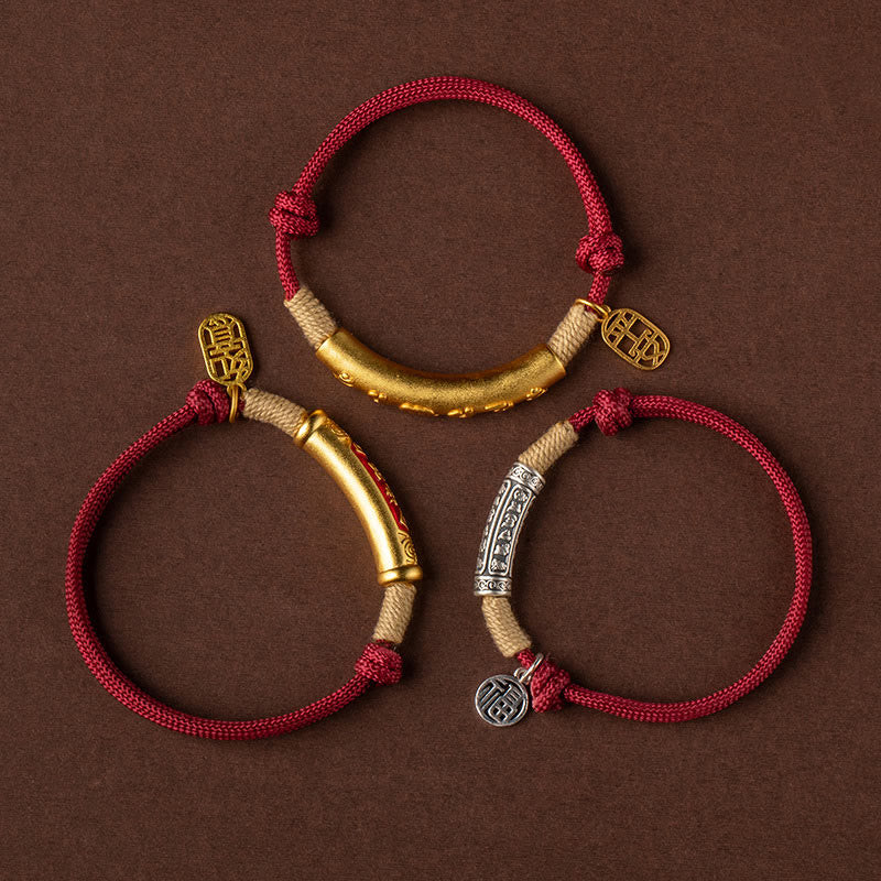 ATELIER-TIBET – Bracelet Mantra Om Mani Padme Hum en Argent 999 ou Cuivre