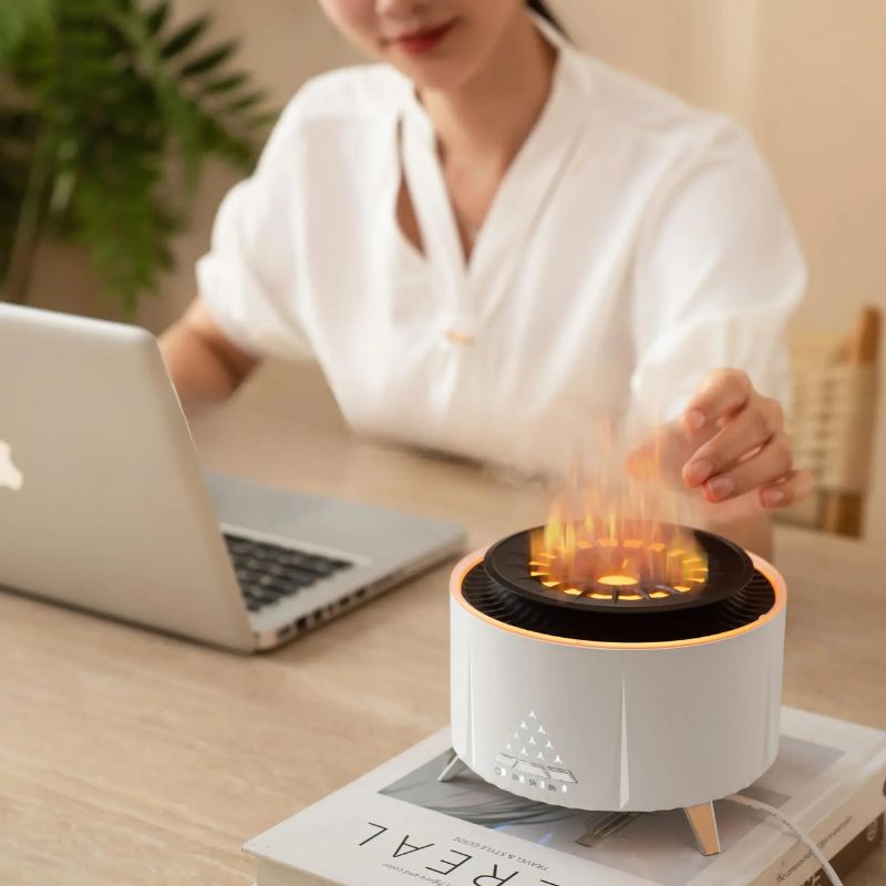 ATELIER-TIBET Diffuseur d’Huiles Essentielles “Nuage Magique” – Brumisateur Ultrasonique Aromathérapie & Ambiance Zen