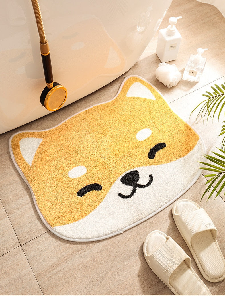 ATELIER-TIBET – Tapis de Bain Japonais Chat Kawaii | Douceur Thermique & Charme Ludique