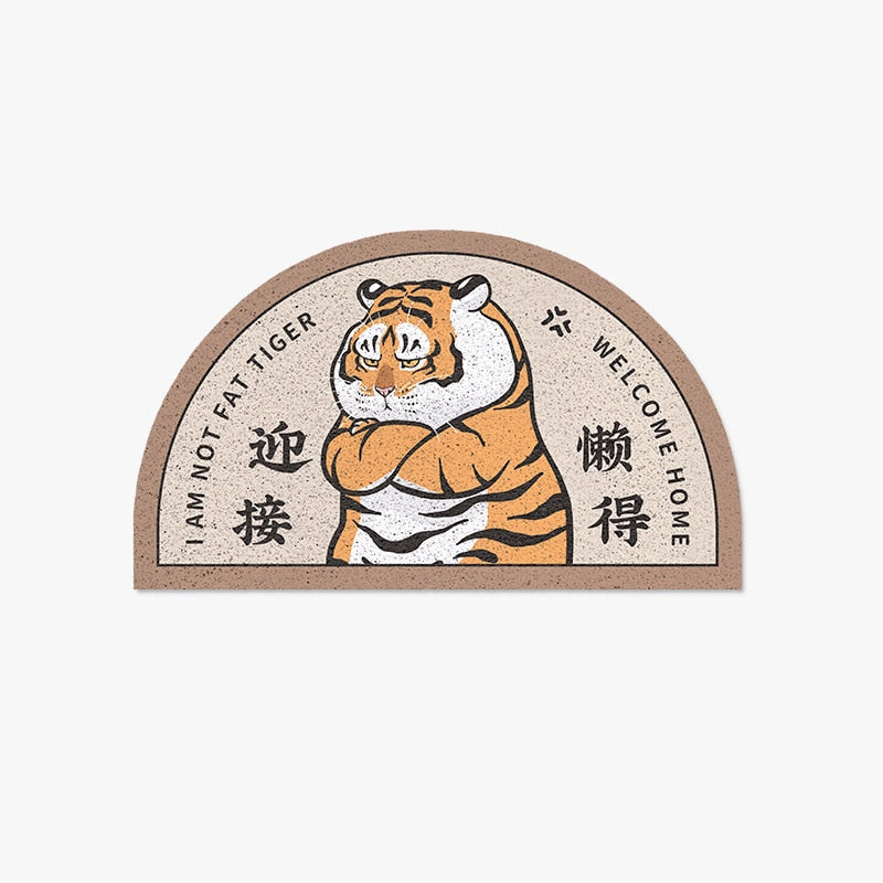 ATELIER-TIBET – Tapis Japonais Jardin Original | Style Animalier & Confort Polyvalent Intérieur / Extérieur