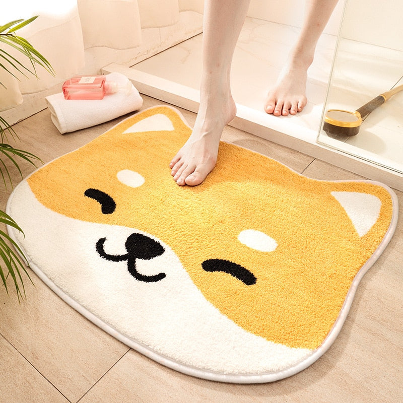 ATELIER-TIBET – Tapis de Bain Japonais Chat Kawaii | Douceur Thermique & Charme Ludique