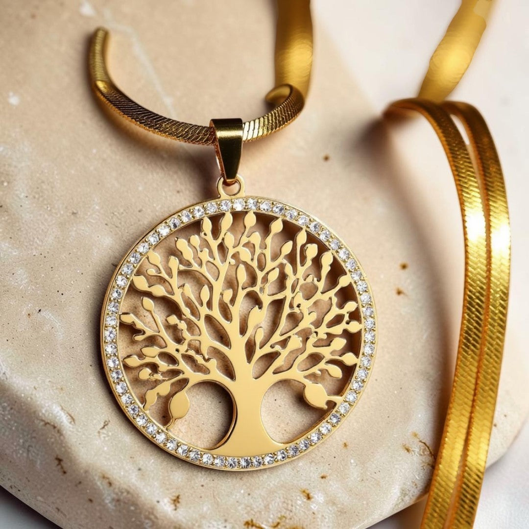 ATELIER-TIBET – Pendentif Arbre de Vie Scintillant