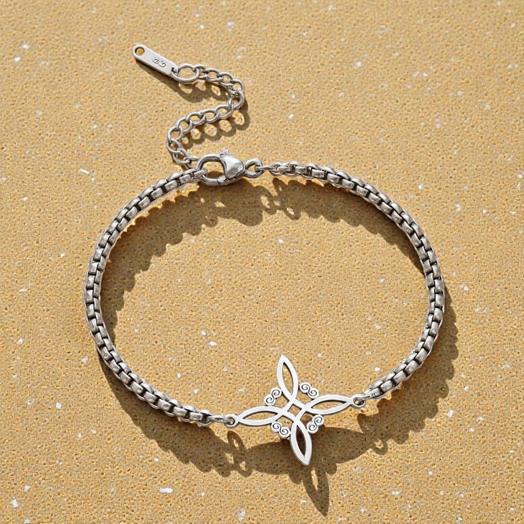 ATELIER-TIBET – Bracelet Lien Sacré- Noeud de Sorcière