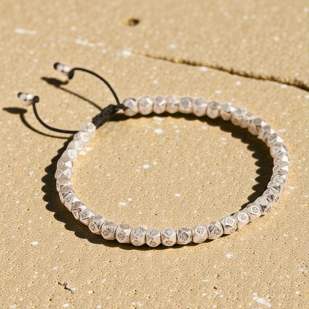 ATELIER-TIBET – Bracelet Harmonie Tibétaine en Perles Facettées