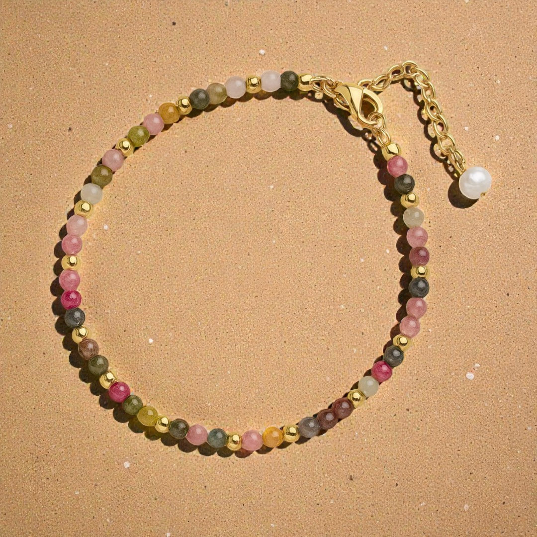 ATELIER-TIBET – Bracelet Raffiné en Pierres Naturelles Fines