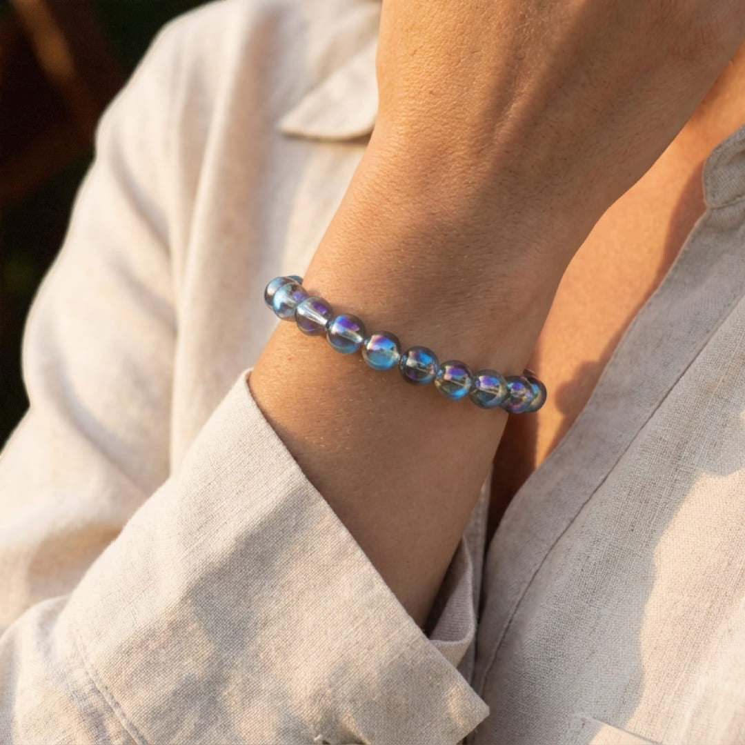 ATELIER-TIBET – Bracelet Énergie Céleste en Aqua Aura