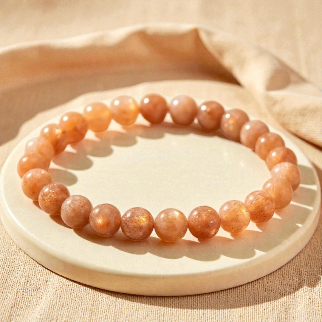 ATELIER-TIBET – Bracelet Joie de l'être en Pierre de Soleil