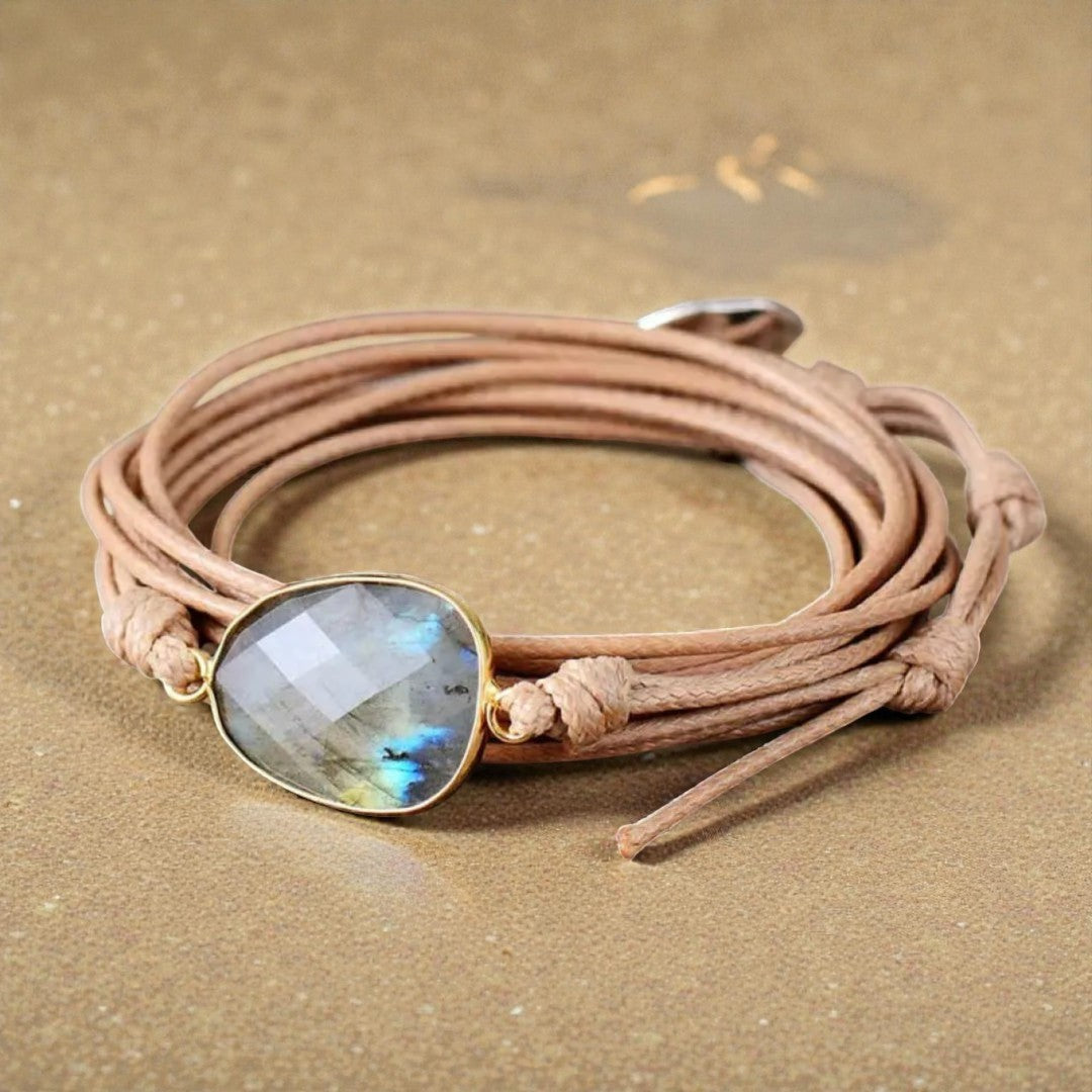 ATELIER-TIBET – Bracelet Libération en Labradorite