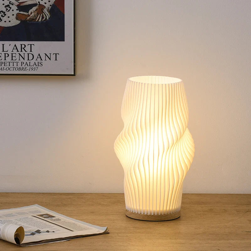 ATELIER-TIBET – Lampe Japonaise Design Plissé Origami, Lumière Zen Élégante