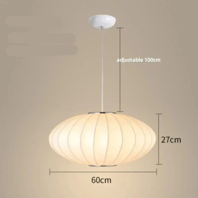 ATELIER-TIBET – Suspension Japonaise en Soie Ovale
