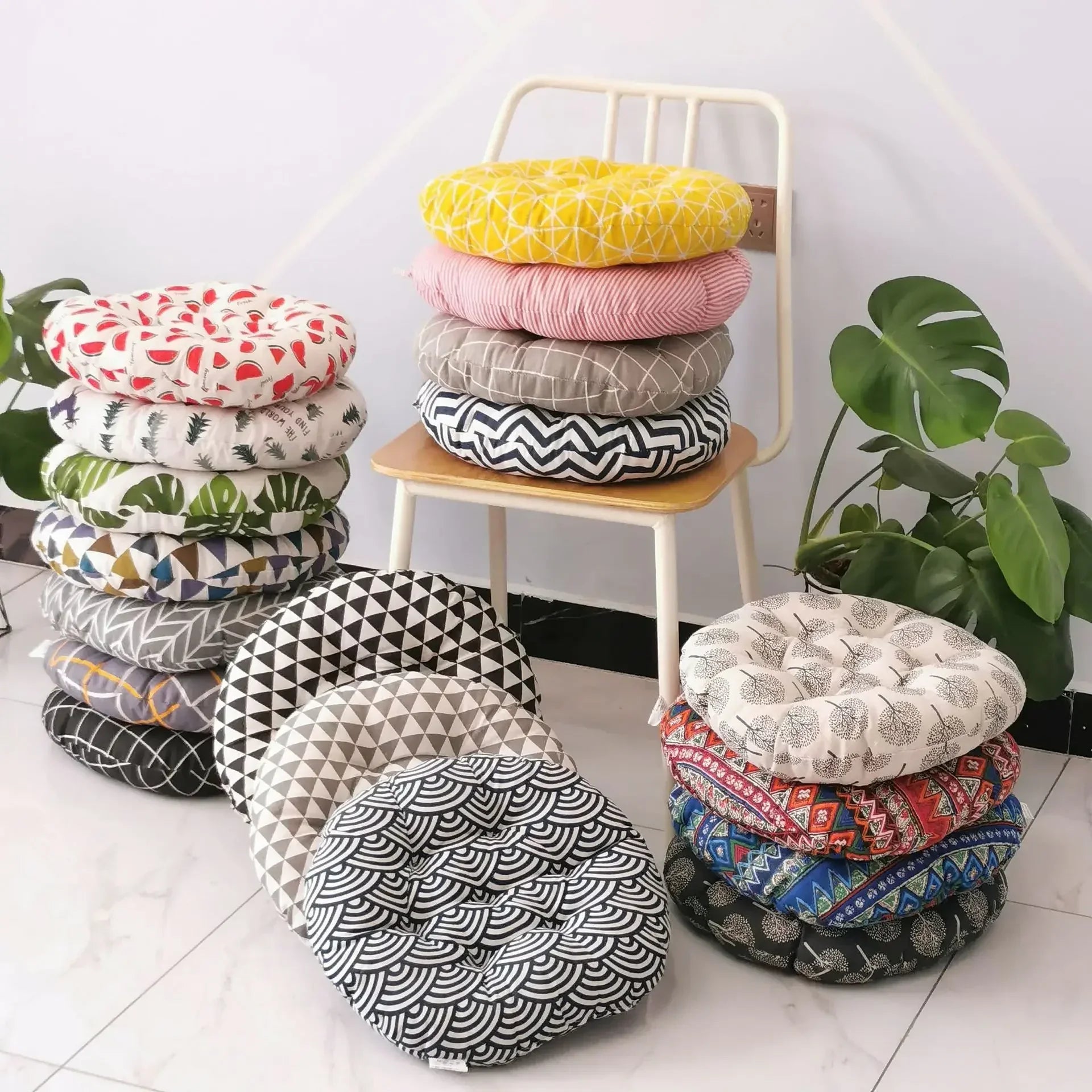 ATELIER-TIBET — Coussin de Sol Japonais à Motifs Variés | Confort Naturel & Esprit Zen
