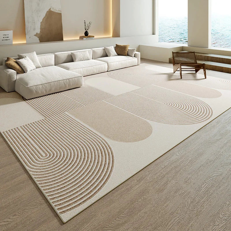 ATELIER-TIBET – Tapis Japonais Rayé en Relief Épaissi