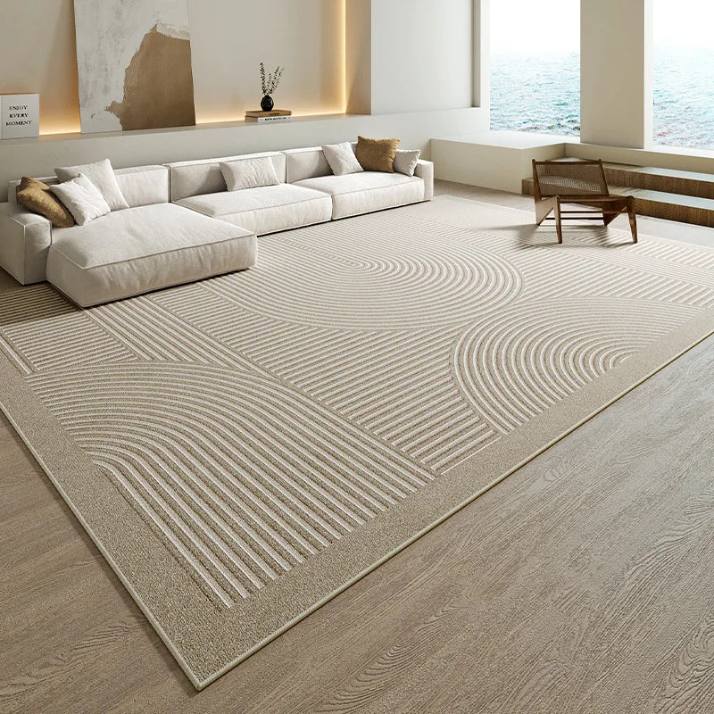 ATELIER-TIBET – Tapis Japonais Rayé en Relief Épaissi