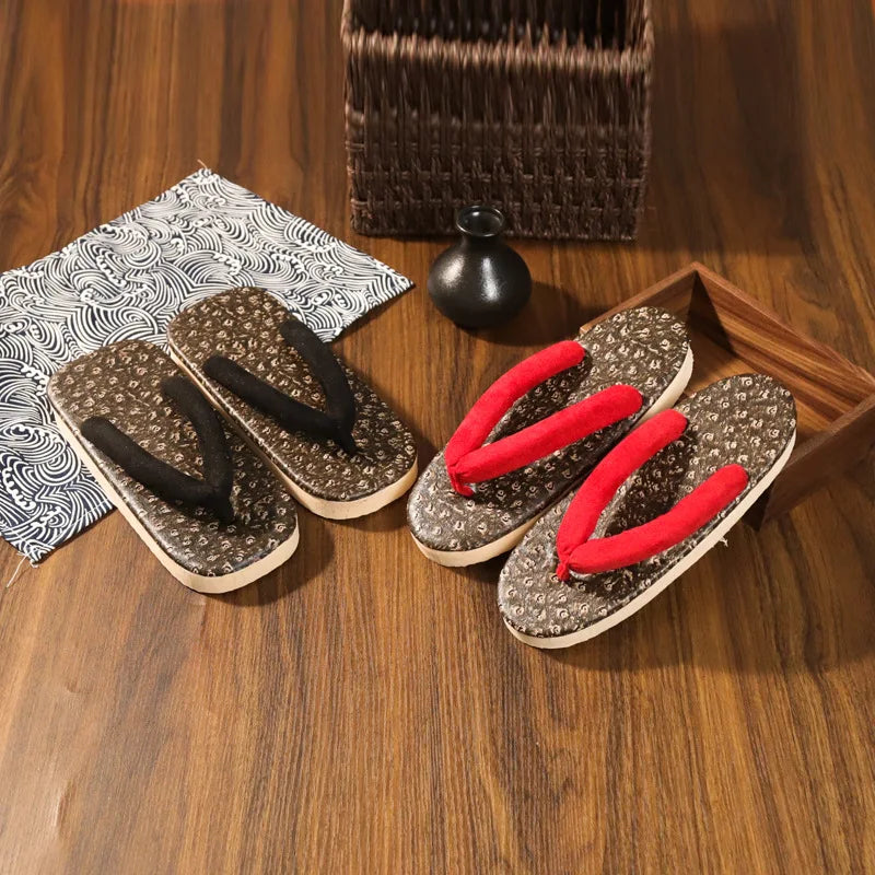 ATELIER-TIBET – Geta Japonaises Traditionnelles en Coton & PVC