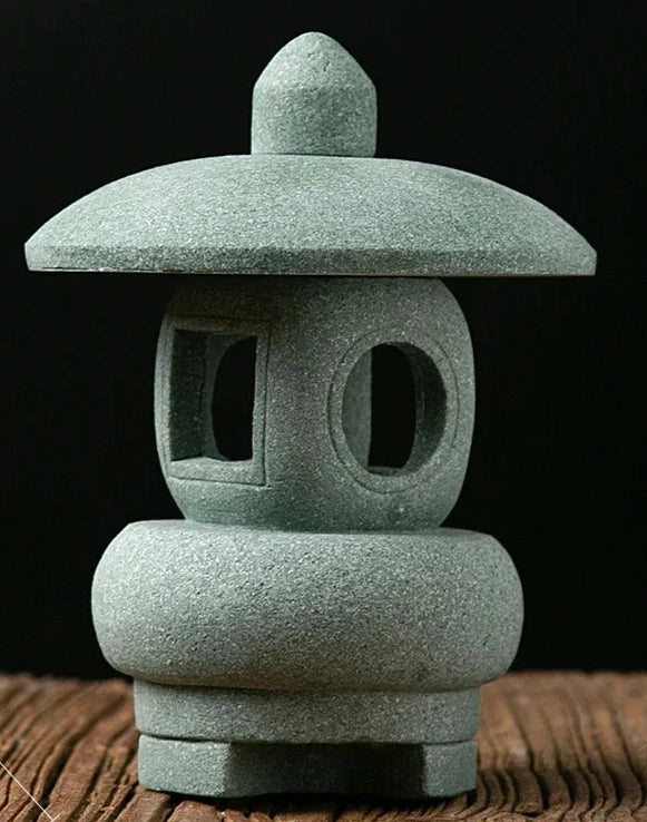 ATELIER-TIBET Statue Japonaise en Granite Décoration Zen Extérieure