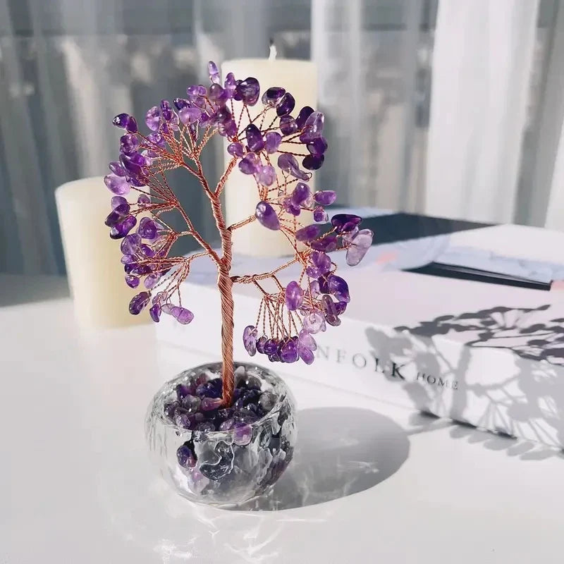 ATELIER-TIBET – Arbre Bonsaï de Vie en Pierres Naturelles
