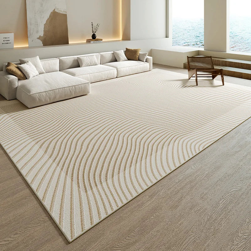 ATELIER-TIBET – Tapis Japonais Rayé en Relief Épaissi