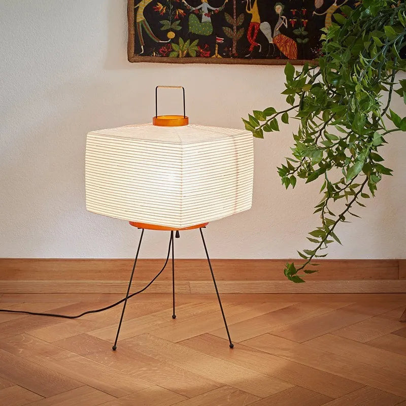 ATELIER-TIBET – Lampe Japonaise Papier Design Moderne & Léger, Lumière Douce Zen