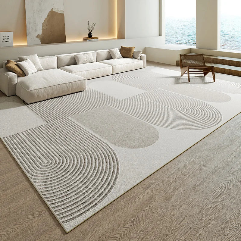 ATELIER-TIBET – Tapis Japonais Rayé en Relief Épaissi