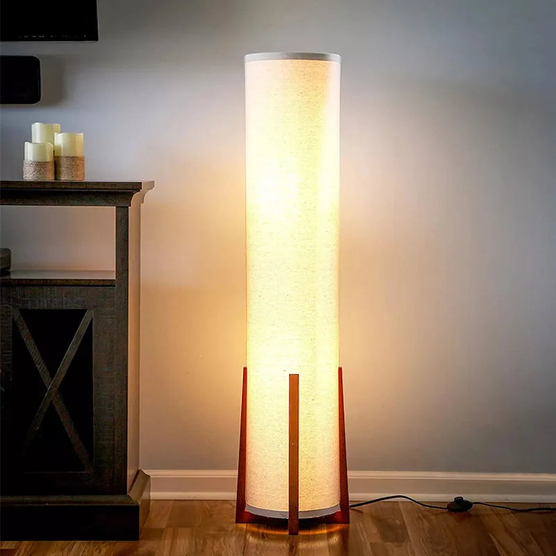 ATELIER-TIBET – Lampe de Sol Japonaise, Élégance Zen et Lumière Apaisante