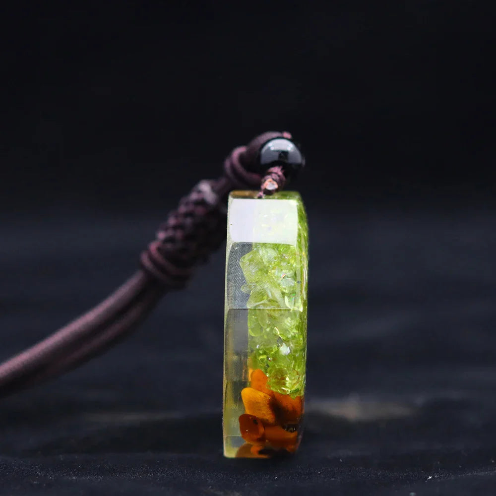 ATELIER-TIBET – Pendentif Orgonite Arbre de Vie décoratif