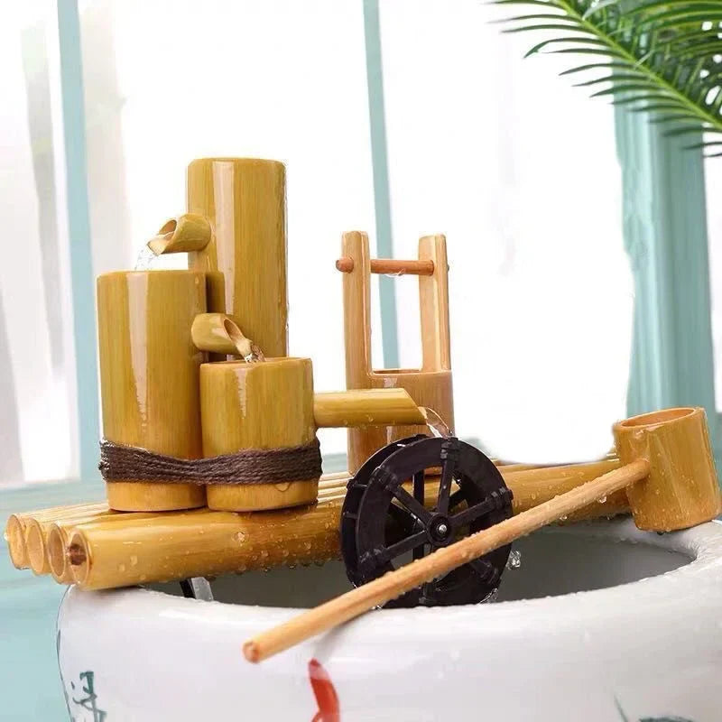 ATELIER-TIBET – Fontaine Japonaise Apaisante en Bambou