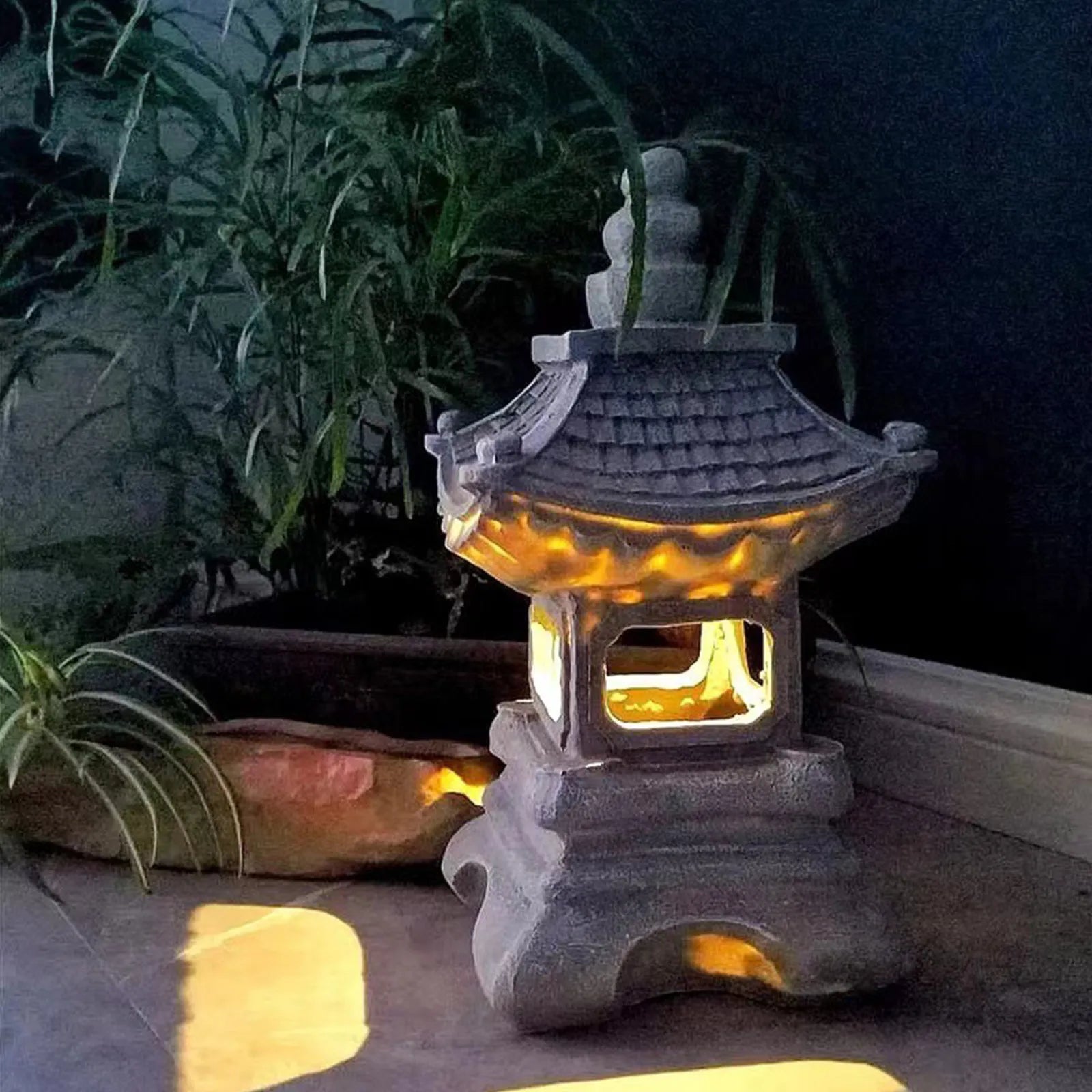ATELIER-TIBET Statue Japonaise en Pierre de Wildoda