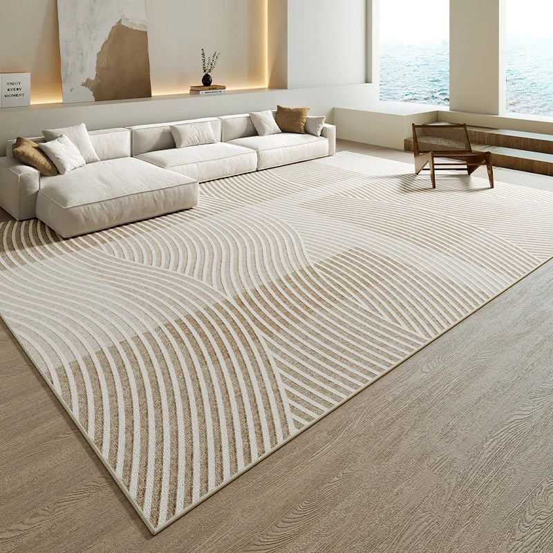 ATELIER-TIBET – Tapis Japonais Rayé en Relief Épaissi