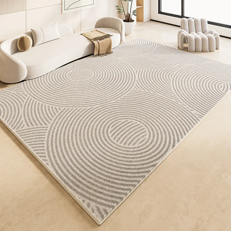 ATELIER-TIBET – Tapis Japonais Minimaliste en Peluche Douce